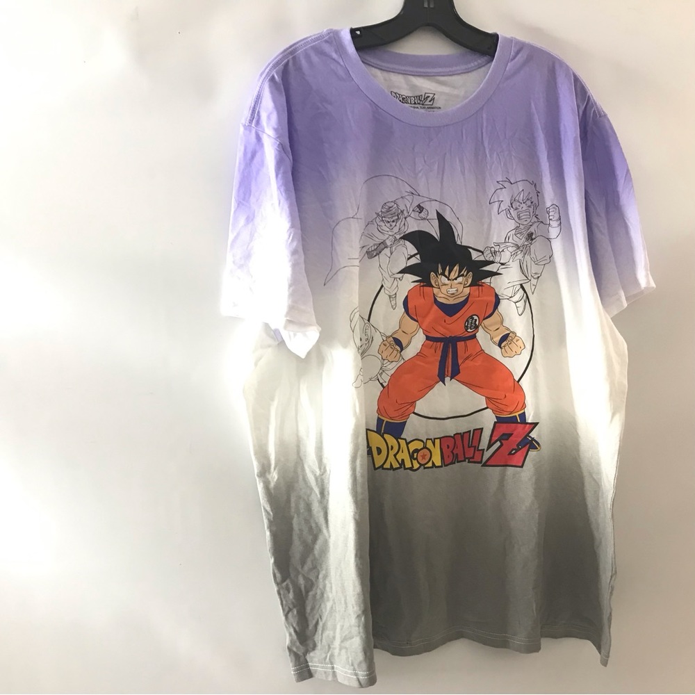 Dragon Ball Super GOKU T-Shirt Toei Animation Men ShortSleeve XXL Graphic Ombré